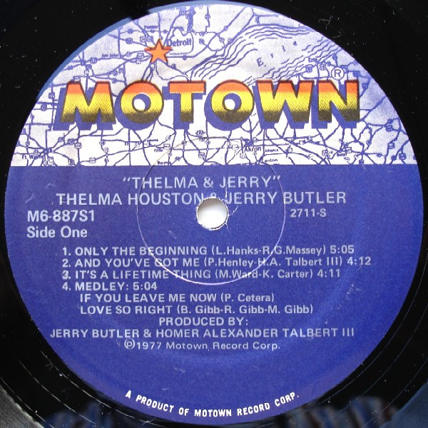 Thelma Houston & Jerry Butler - Thelma & Jerry | Motown (M6-887S1) - 3
