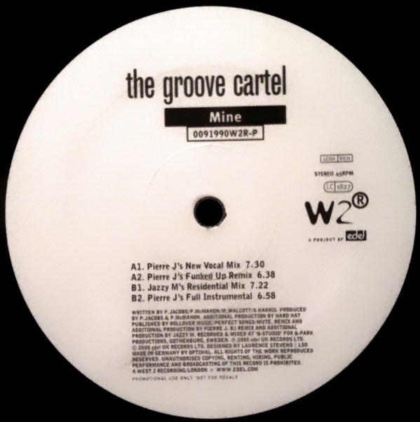 The Groove Cartel - Mine | West 2 Recordings (0091990W2R-P) - main The Groove Cartel - Mine | West 2 Recordings (0091990W2R-P) - main