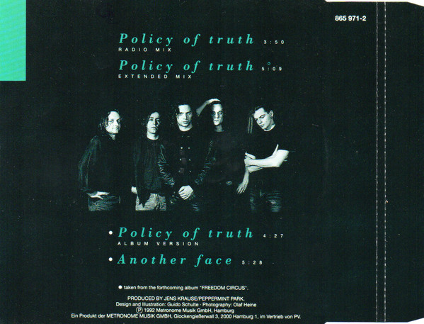 Terry Hoax - Policy Of Truth | Metronome (865 971-2) - 2
