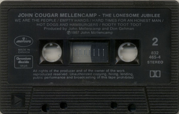 John Cougar Mellencamp - The Lonesome Jubilee | Mercury (832 465-4) - 4