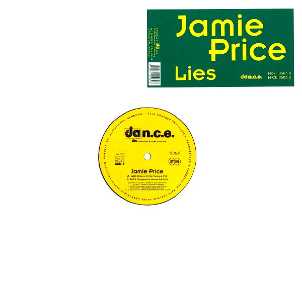 Jamie Price - Lies | Da n.c.e. (0503-0) - main