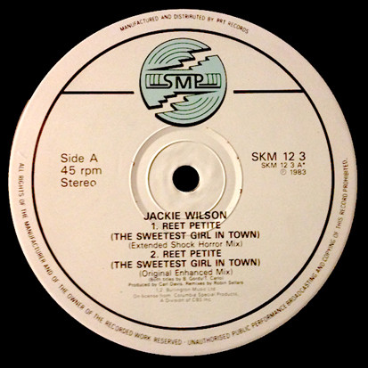 Jackie Wilson - Reet Petite (The Sweetest Girl In Town) | SMP (SKM 12 3) - 2