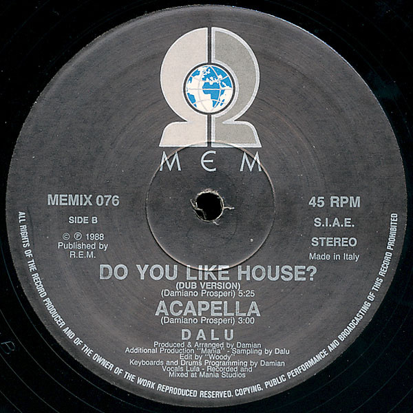 Dalu - Do You Like House? | Memory Records (MEMIX 076) - 4