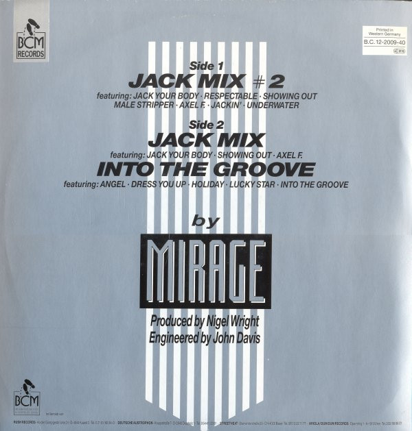 Mirage - Jack Mix # 2 | BCM Records (B.C. 12-2009-40) - 2