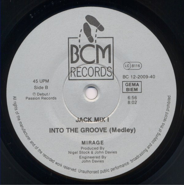 Mirage - Jack Mix # 2 | BCM Records (B.C. 12-2009-40) - 4