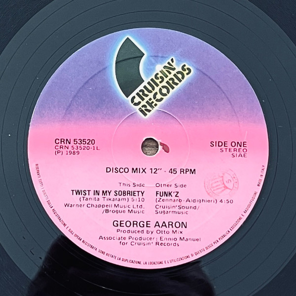 George Aaron - Twist In My Sobriety / Funk'Z | Cruisin' Records (CRN 53520)