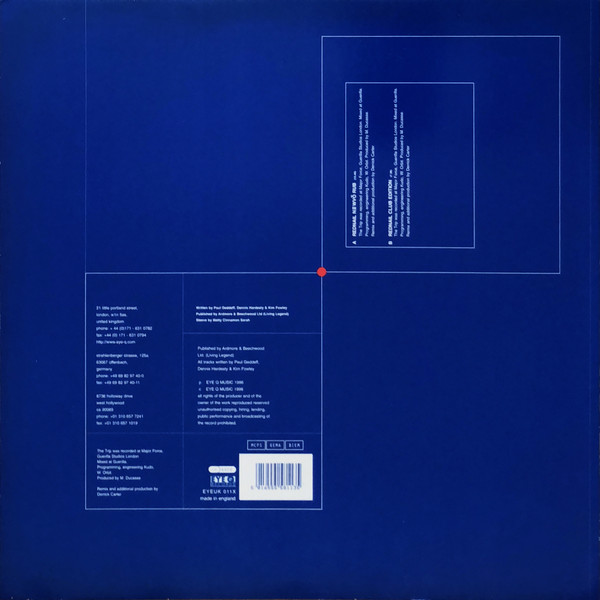 Derrick Carter vs. Skylab - The Trip | Eye Q Records (EYEUK 011X) - 2