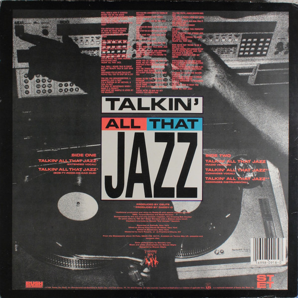 Stetsasonic - Talkin' All That Jazz | Tommy Boy (TB 918) - 2 Stetsasonic - Talkin' All That Jazz | Tommy Boy (TB 918) - 2