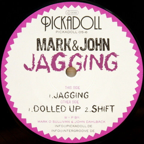 Mark & John - Jagging | Pickadoll Records (PICKADOLL 05-6) - main Mark & John - Jagging | Pickadoll Records (PICKADOLL 05-6) - main