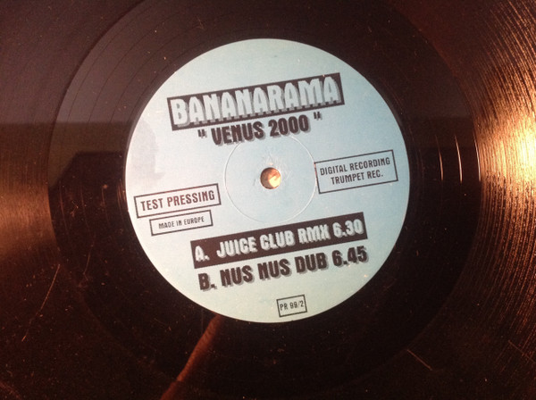 Bananarama - Venus 2000 | Trumpet Records (PR 99/2) - 3