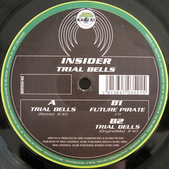 Insider - Trial Bells | Bonzai Records (BR99146) - 4 Insider - Trial Bells | Bonzai Records (BR99146) - 4