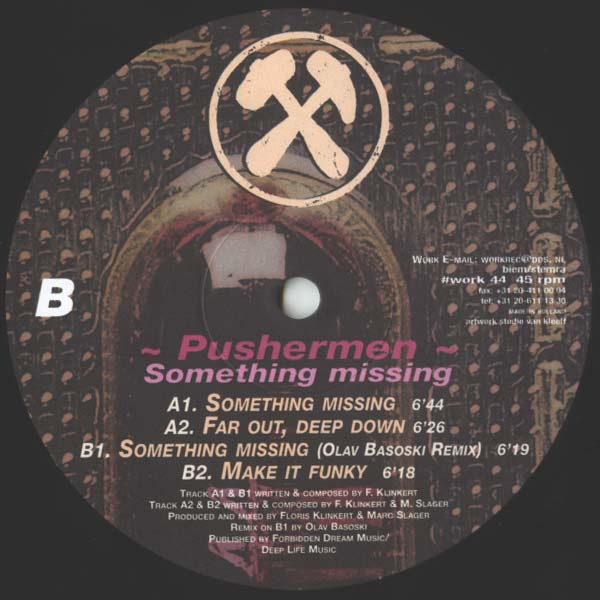 Pushermen - Something Missing | Work Records (work 44)