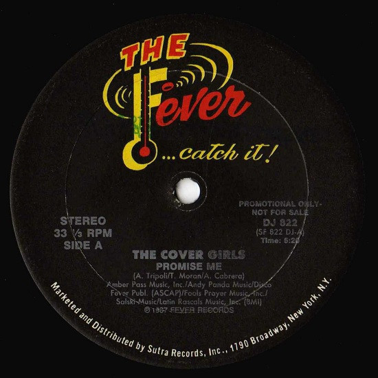 The Cover Girls - Promise Me | Fever Records (DJ 822)