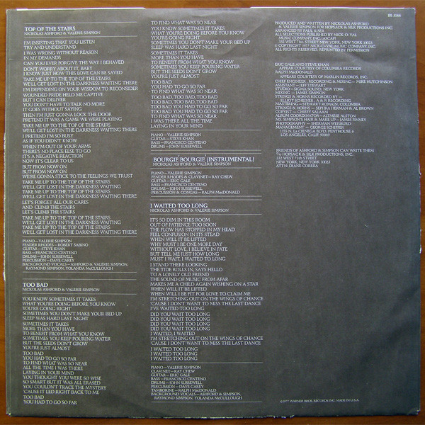 Ashford & Simpson - Send It | Warner Bros. Records (BS 3088) - 6 Ashford & Simpson - Send It | Warner Bros. Records (BS 3088) - 6