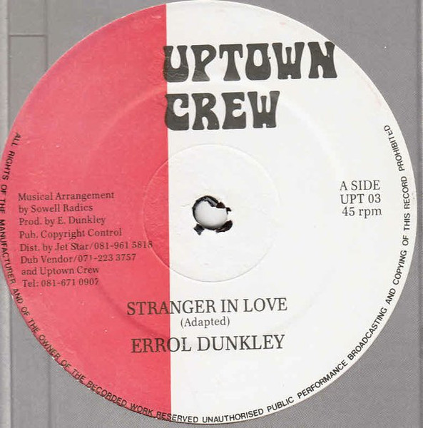 Errol Dunkley - Stranger In Love | Uptown Crew (UPT 03) - main
