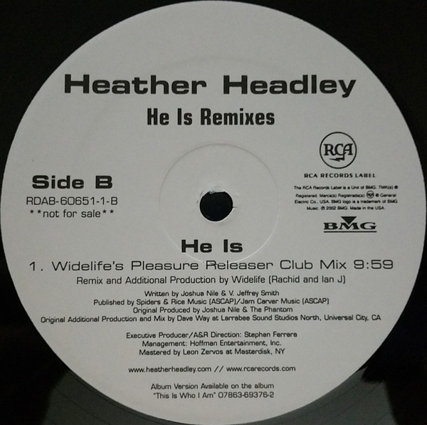 Heather Headley - He Is | RCA (RDAB-60651-1) - 2 Heather Headley - He Is | RCA (RDAB-60651-1) - 2
