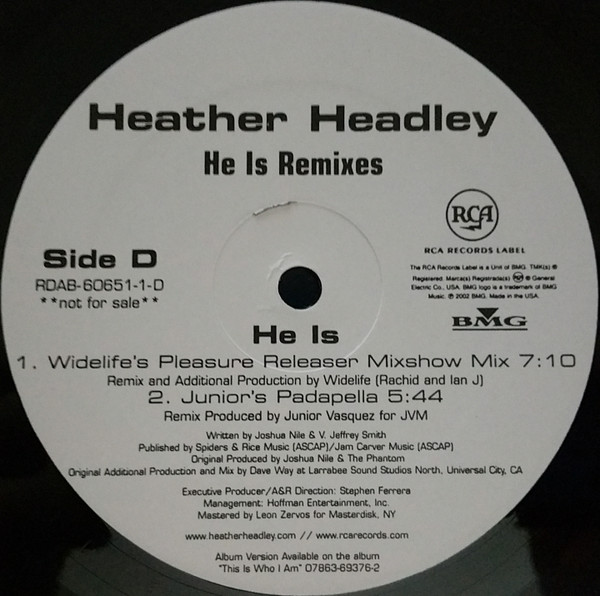 Heather Headley - He Is | RCA (RDAB-60651-1) - 4 Heather Headley - He Is | RCA (RDAB-60651-1) - 4