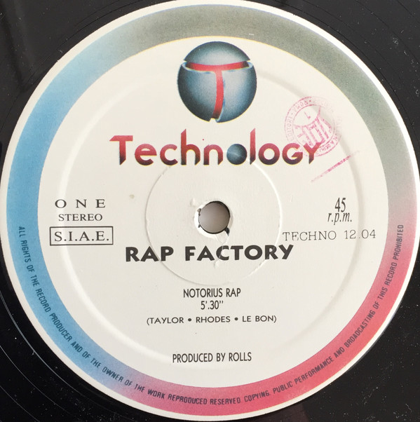 Rap Factory - Notorious Rap | Technology (TECHNO  12.04) - 4