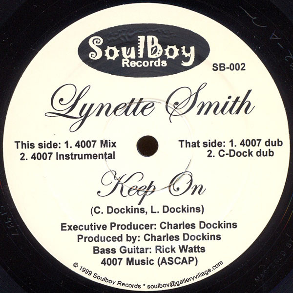 Lynette Smith - Keep On | Soulboy Records (SB 002)