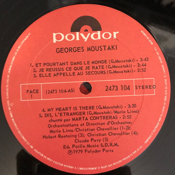 Moustaki - Moustaki | Polydor (2473 104) - 2