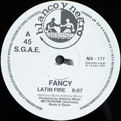 Fancy - Latin Fire / Turbo Dancer Remix | Blanco Y Negro (MX-177) - 3