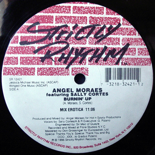 Angel Moraes Featuring Sally Cortes - Burnin' Up | Strictly Rhythm (SR 12421) - 3 Angel Moraes Featuring Sally Cortes - Burnin' Up | Strictly Rhythm (SR 12421) - 3