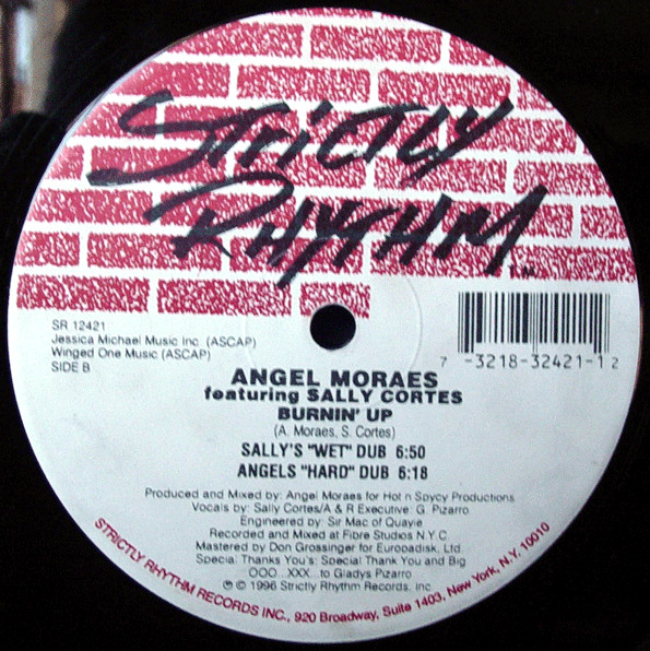 Angel Moraes Featuring Sally Cortes - Burnin' Up | Strictly Rhythm (SR 12421) - 4 Angel Moraes Featuring Sally Cortes - Burnin' Up | Strictly Rhythm (SR 12421) - 4