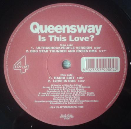 Queensway - Is This Love? | 4Tune Records (4T 004) - 4 Queensway - Is This Love? | 4Tune Records (4T 004) - 4