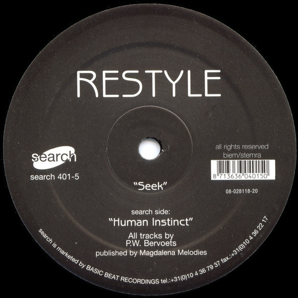 Restyle - Human Instinct / Seek | Search (search 401-5) Restyle - Human Instinct / Seek | Search (search 401-5)