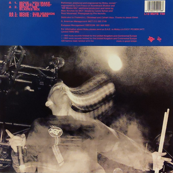 Moby - Move - The Mixes | Mute (L12 MUTE 158) - 2