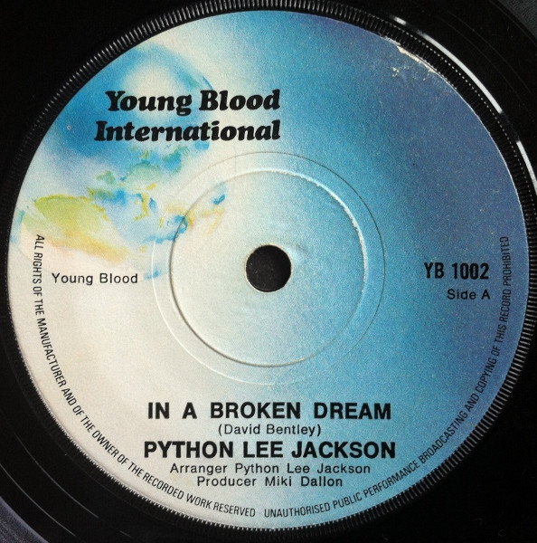 Python Lee Jackson - In A Broken Dream | Young Blood International (YB 1002) - main Python Lee Jackson - In A Broken Dream | Young Blood International (YB 1002) - main