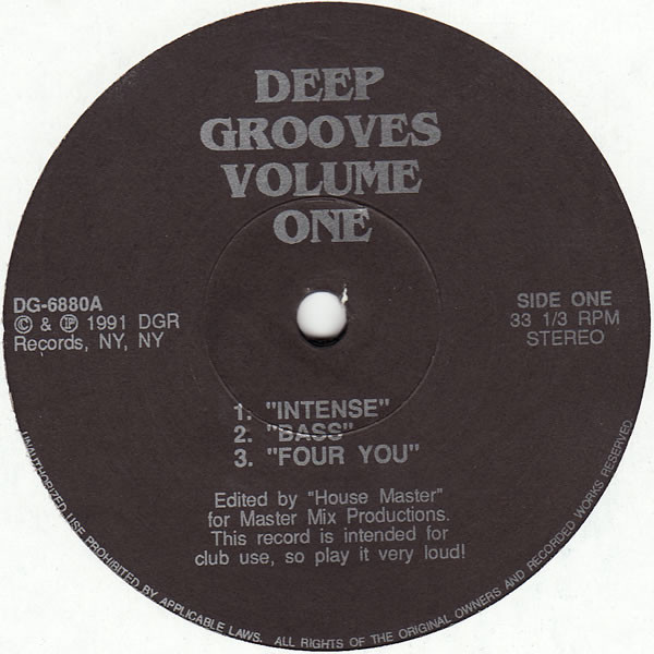 Various - Deep Grooves Volume One | Deep Groove Records (DG-6880) - main Various - Deep Grooves Volume One | Deep Groove Records (DG-6880) - main