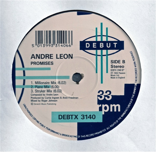 Andre Leon - Promises | Debut (DEBTX 3140) - 3