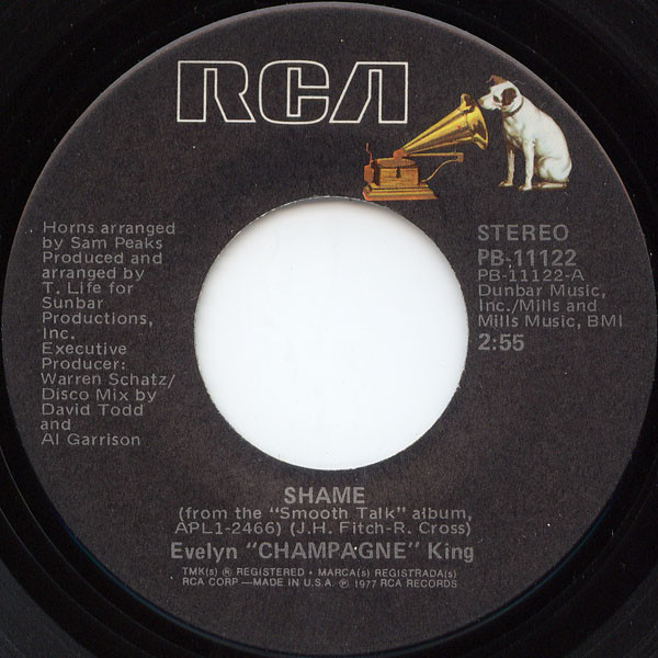 Evelyn King - Shame | RCA (PB-11122) - main Evelyn King - Shame | RCA (PB-11122) - main