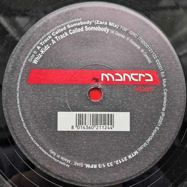 Whiz-Kidz - A Track Called Somebody | Mantra Vibes (MTR 2112) - 4 Whiz-Kidz - A Track Called Somebody | Mantra Vibes (MTR 2112) - 4
