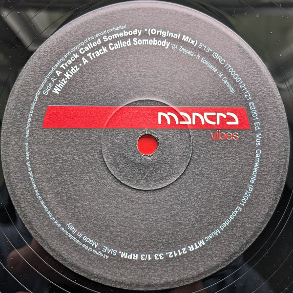 Whiz-Kidz - A Track Called Somebody | Mantra Vibes (MTR 2112) - 3 Whiz-Kidz - A Track Called Somebody | Mantra Vibes (MTR 2112) - 3