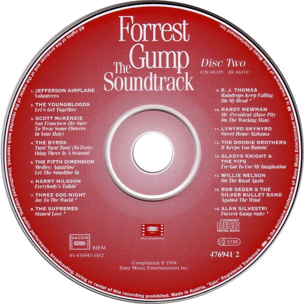 Various - Forrest Gump (The Soundtrack) | Epic Soundtrax (476941 2) - 5 Various - Forrest Gump (The Soundtrack) | Epic Soundtrax (476941 2) - 5