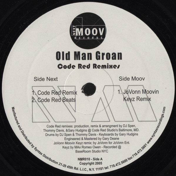 JoVonn - Old Man Groan (Code Red Remixes) | Next Moov Records (NMR010)