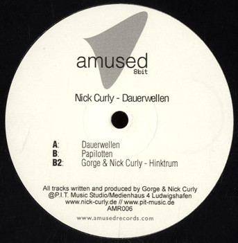 Nick Curly - Dauerwellen | Amused Records (AMR006) - main Nick Curly - Dauerwellen | Amused Records (AMR006) - main