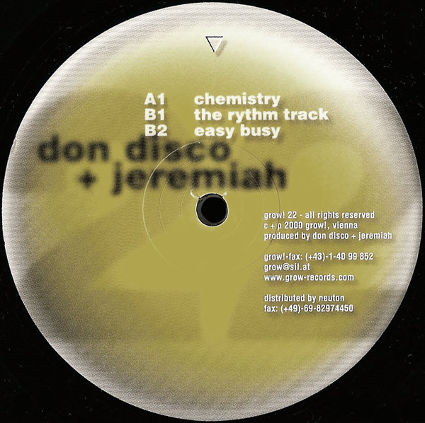 Don Disco + Jeremiah - Chemistry | Grow! (grow! 22) - main