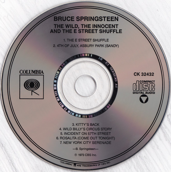 Bruce Springsteen - The Wild, The Innocent & The E Street Shuffle | Columbia (CK 32432) - 3