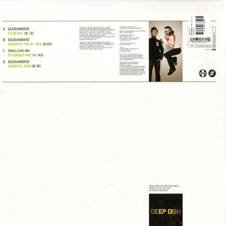 Deep Dish Feat. Richard Morel - Sacramento E.P. 1 | Positiva (12TIVD228) - 2
