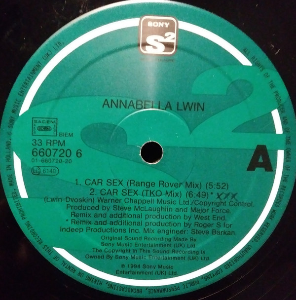 Annabella Lwin - Car Sex | Sony Soho Square (660720 6) - 2 Annabella Lwin - Car Sex | Sony Soho Square (660720 6) - 2