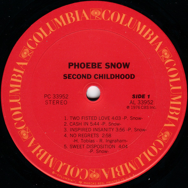 Phoebe Snow - Second Childhood | Columbia (PC 33952) - 3 Phoebe Snow - Second Childhood | Columbia (PC 33952) - 3