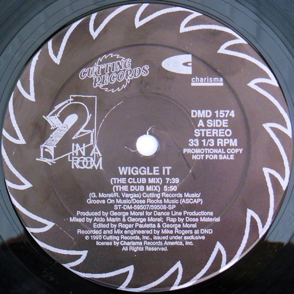2 In A Room - Wiggle It | Cutting Records (DMD 1574)