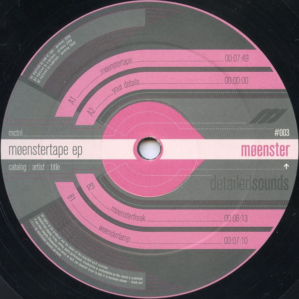 Møenster - Møenstertape EP | Microtonal Records (micro #003) - 2 Møenster - Møenstertape EP | Microtonal Records (micro #003) - 2