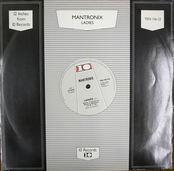 Mantronix - Ladies | 10 Records (TEN 116-12)
