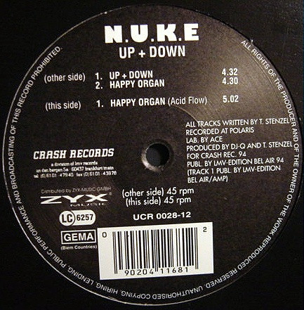 N.U.K.E. - Up + Down | Crash Records (UCR 0028-12)