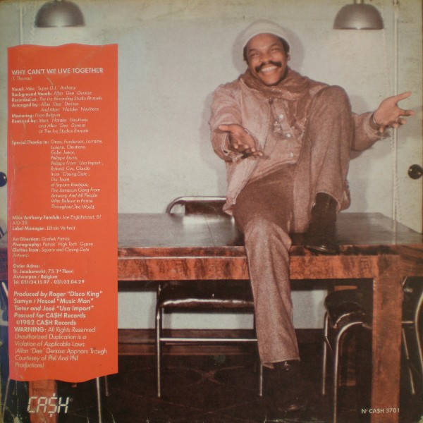 Mike Anthony - Why Can't We Live Together... | Ca$h Records (CA$H 3701) - 2