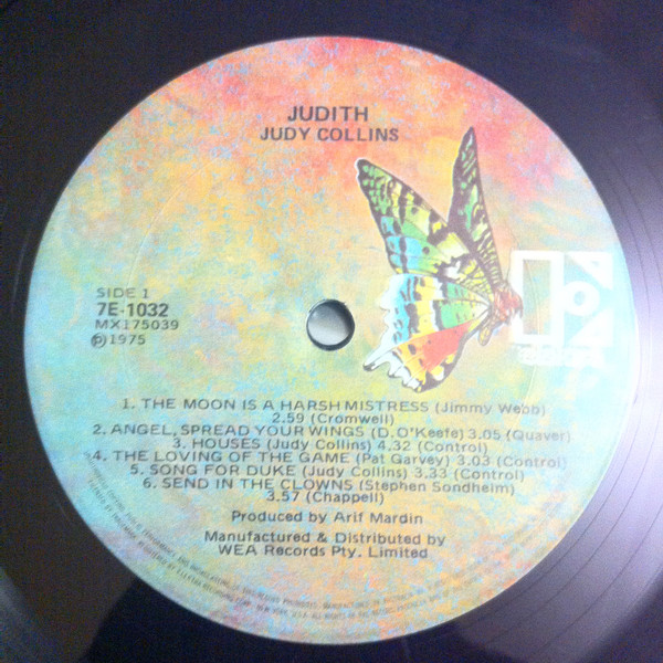 Judy Collins - Judith | Elektra (7E-1032) - 5 Judy Collins - Judith | Elektra (7E-1032) - 5